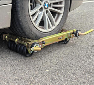 Chariot de positionnement de véhicule en acier au manganèse galvanisé robuste |   Chariot de déplacement de voiture pour <span class=keywords><strong>garage</strong></span> et réparation automobile - Product Image 4