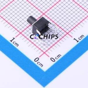 TSC016A06026A03 Tactile Switch Through hole Component (THT)-4P,4.5x4.5mm Switch Round Button 2.6N Through Hole 4.5mm - Product Image 2