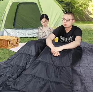 Woqi Double Size Adults Outdoor Ultralight camping Sleeping Bag Can Be Customized for Hiking