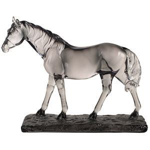 Art Horse Decoration Transparent Resin Craft Home Decor Living Room Display Animal Shape Resin <b>Statue</b> BYX8714 - Product Image 5