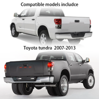 Caméra de recul Hesida étanche 1080P noire pour poignée de hayon de camion, vision nocturne, compatible avec Toyota Tundra 2007-2013