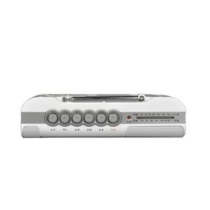 Radio Portátil Blanca Estéreo para el Hogar con Reproductor y Grabador de Casetes, Radio AM/FM y MP3 - Product Image 3
