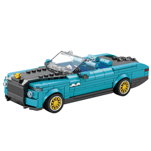 Elégant Grand Tour Racing BOAT TAIL Car Model DIY Building Block Decoration Set Véhicule Jouet Cadeau pour Enfants Garçons Adultes - Product Image 1