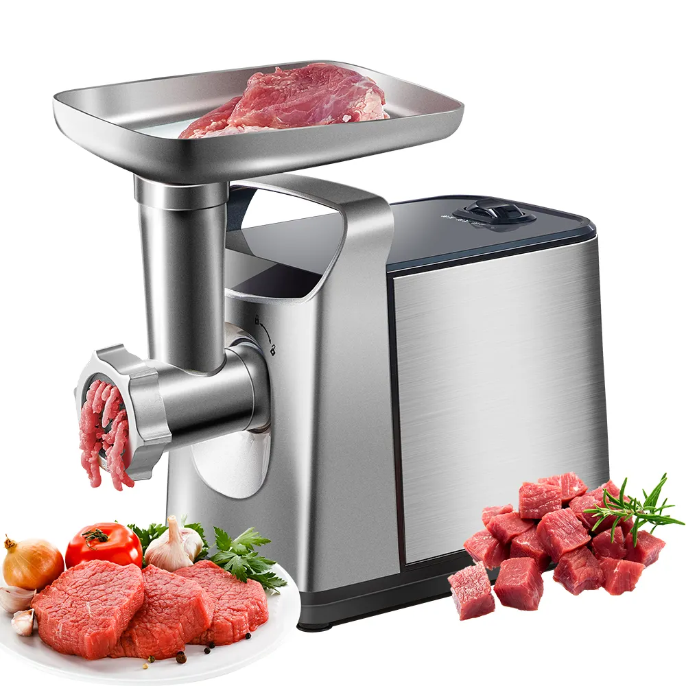 बिजली मांस और पोल्ट्री 450W प्लास्टिक शरीर मांस की चक्की घरेलू रसोई उपकरण सॉसेज Stuffer मांस picadora डे carne
