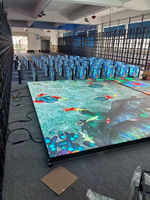 Écran LED tactile couleur haute qualité 500*1000mm, installation facile, indice de protection IP54, pour sol, ascenseurs et centres commerciaux