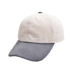 Nueva Gorra de Béisbol de Seis Paneles de Pana Bicolor con Hebilla Metálica y Bordado 3D, la Más Vendida, para Adultos Unisex - Product Image 4