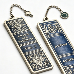 Holywell Customized Metal Crafts Alloy/Brass/Zinc/Iron Sports <b>Bookmark</b> Model Gold-Plated Antique Imitation Carved Soft Enamel UV - Product Image 5