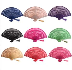 Abanico Plegable de Bambú QM para Bodas, Fiestas, Baby Showers, Carnaval de Verano, Artículos Decorativos con Técnicas de Pintura para Invitados - Product Image 4