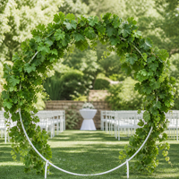 Guirlande de feuilles de vigne artificielles de 2,1 m, fausse verdure pour arche de cérémonie de mariage, toile de fond murale, décoration intérieure
