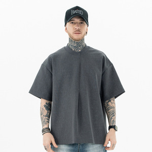 เสื้อยืดคอกลมทรงบ็อกซี่โอเวอร์ไซส์ MT2640 ผ้าคอตตอน 95% สแปนเด็กซ์ 5%  น้ำหนัก 240 กรัม แบบเรียบ ไม่มีลาย  สำหรับทุกเพศ - Product Image 4