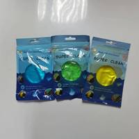 Boîte en plastique réutilisable écologique personnalisée de 80 g, gel nettoyant super puissant pour la poussière, pour voiture, ordinateur, ordinateur portable, clavier
