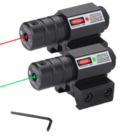 Vente chaude 10x Grossissement Tactique Laser Sight En Alliage D'aluminium Optique Rouge Laser Pointeur Dot Sight pour La Chasse Direct Usine