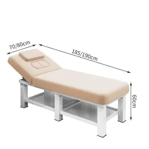 Penjualan langsung dari pabrik multi-fungsi Salon kecantikan pijat tato Spa fisioterapi tempat tidur Salon meja mebel