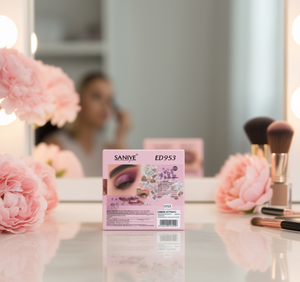 Palette de fards à paupières Saniye E0953, maquillage minéral multicolore à haute teneur en pigments, pour les yeux - Product Image 2