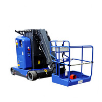 Plateforme de travail aérienne TZBOT avec flèche, hauteur de travail 10 m, hauteur de plateforme 10 m, élévateur à mât vertical électrique pour l'entretien industriel