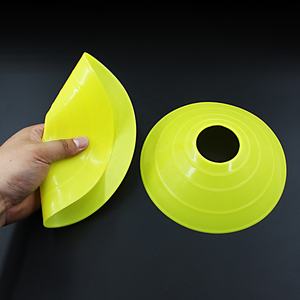 Logo Kustom Plastik Olahraga Kecepatan Latihan Sepak Bola Kerucut Latihan Sepak Bola - Product Image 5