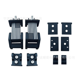 <b>Engine</b> <b>Hood</b> Lock Vertical Billet Steel Black Bolt-On for Jeep JL JK 07-21 Retrofit Upgrade Parts - Product Image 1