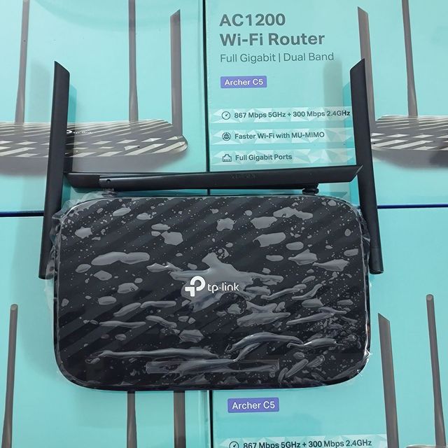 TP-LINK CZ5 Dual-Band AC1200 Wireless Router with 4 Antennas 5G WiFi Full Used High-Speed