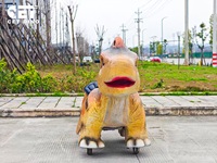 Équipement d'attraction pour aire de jeux intérieure/extérieure pour enfants, trottinette animatronique grandeur nature à monnayeur, personnalisable pour centre commercial