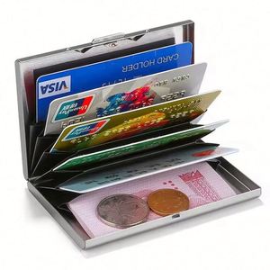 Custom Logo Multi-Functional Rfid Wallet Storage <b>Box</b> <b>for</b> Wholesale Business Promo Gift Id Card Holder Case - Product Image 5