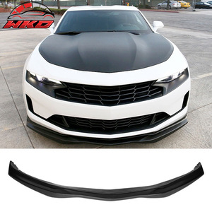 Fits For Chevrolet Camaro 16-18 SS AC Style Front Bumper Lip Spoiler Unpainted PU High Quality Exterior Accessory - Product Image 1
