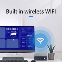 Gratis Ongkir Intel N100 Mini PC 16GB DDR5 RAM 256GB SSD Intel UHD Graphics 4K 2.5G LAN Windows 11 Pro untuk Bisnis Kantor