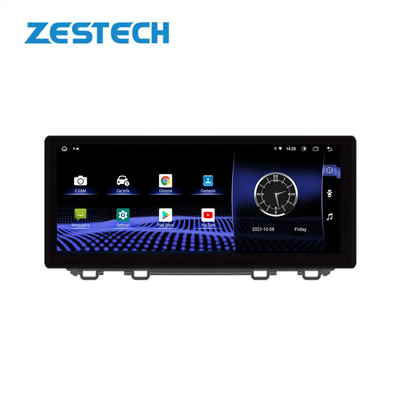 ZESTECH 12,3 pulgadas QLED coche Android Unidad de jugador para Honda CRV CR-V 2017, 2018, 2019, 2020, 2021, Octa 8 + 128GB/8 Core CPU 7862