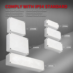 Boîtier de pédale de guitare 1590DD, boîtier en aluminium moulé sous pression, boîtier d'effets audio pour pédale de guitare, boîtier en aluminium pour guitare, 188*<span class=keywords><strong>119</strong></span>*37.5MM - Product Image 6