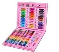 Ensemble artistique multifonctionnel pour enfants, 150 pièces, pour la rentrée scolaire, ensemble de ciseaux à découper, crayons pour enfants, fournitures artistiques