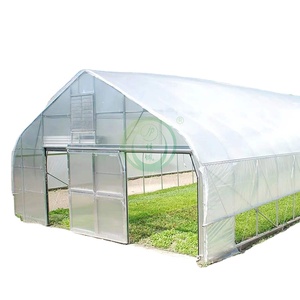 High Strength Commercial Agricultural Poly Tunnel Film Greenhouses Plastic Film Cultivation Shed Skeleton Tomato Green house