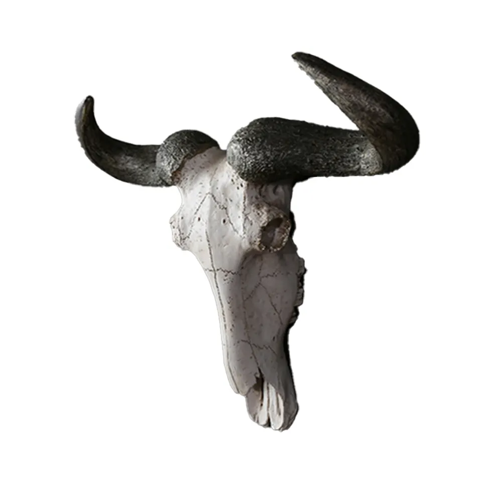 resin big wholesale cow skull wall hanging decoration