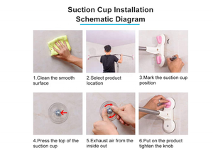 Thanh Treo Rèm Tắm Góc Cong Elsafore, Thanh Treo Rèm Phòng Tắm Hình Chữ U Gắn Tường Thanh Treo Trang Trí Bồn Tắm Bằng Kim Loại - Product Image 4