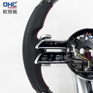 Volante de fibra de carbono Ohc Amg Lenkrad para <span class=keywords><strong>Mercedes</strong></span> Lenkrad W205 W213 <span class=keywords><strong>2022</strong></span> Clase <span class=keywords><strong>E</strong></span> Gla X156 ml W166 W177 W176 W246 W221 - Product Image 5