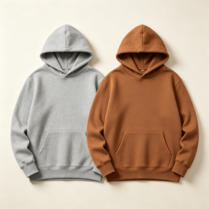 เสื้อฮู้ดซิปแบบหนาพรีเมียมขายดีที่สุด ผลิตตามสั่ง ขายส่งจากโรงงาน - Product Image 1