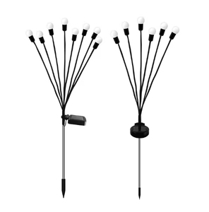 Luces Solares LED Modernas Negras para Jardín, Iluminación Exterior Brillante para Decoración de Césped y Caminos, Venta al Por Mayor - Product Image 4