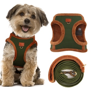 <span class=keywords><strong>Harnais</strong></span> pour <span class=keywords><strong>chien</strong></span> extra petit en polyester <span class=keywords><strong>anti</strong></span>-<span class=keywords><strong>traction</strong></span>, ensemble robuste pour l'hiver, facile à mettre. - Product Image 2