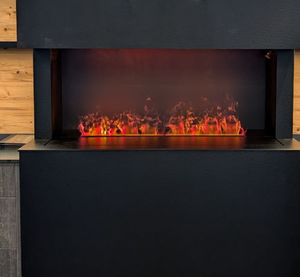 <span class=keywords><strong>Chimenea</strong></span> <span class=keywords><strong>Eléctrica</strong></span> Decorativa de 100CM para Sala de Estar, con Vapor Atomizado 3D, Simulación de Llama, Humidificador, Estilo Leña - Product Image 2