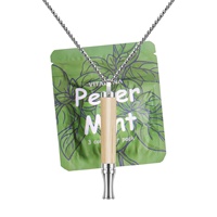 Collier anti-stress et anxiété au citron pour arrêter de fumer – Huile essentielle pour adultes