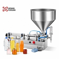 Mesin Pengisi Cairan Pneumatik Manual Kecil untuk Minuman, Jus, Minyak, Pasta, Madu, Air, Parfum, Botol Kaca dan Plastik