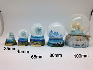 Örnek hatıra mesaj kar küresi özelleştirilmiş turistik hediyelik eşya - Product Image 4