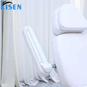 Electric Stainless Steel Foldable Multi-Purpose 3-Section Massage <b>Table</b> & Tattoo Chair with Two-Tray Design for Outdoor Use - Product Image 6