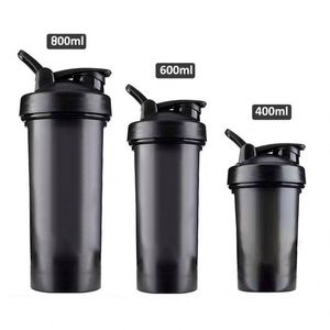 Bouteille shaker de protéines en plastique personnalisée avec logo, qualité alimentaire, pour sport et extérieur, sans BPA, échantillon gratuit - Product Image 4
