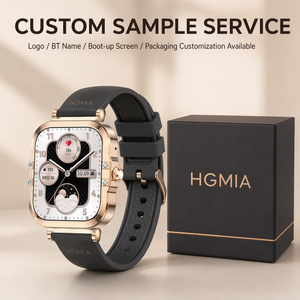 HK82 2026 Smartwatch da Donna con Schermo AMOLED HD a Colori da 1,75 Pollici per Chiamate, NFC, Monitoraggio del Sonno, Cinturino in Gomma, IP68 - Product Image 4