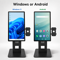 Quiosco de Pago Autoservicio con Pantalla Táctil de 15.6 a 32 Pulgadas, Terminal de Impresión Automática, Sistema POS, Escáner NFC y QR para Restaurantes y Comercios