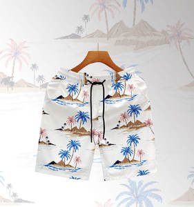 מכנסי ים לגברים עם לוגו/דוגמא בהתאמה אישית, קיציים, רכים, בגזרה בינונית, ידידותיים לסביבה, ייבוש מהיר ונושמים - Product Image 2