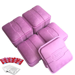 Küçük kare promosyon hamuru kağit kutu Diy hediye prezervatif ambalaj kutu baskısı kağit kutu ambalaj özelleştirilmiş özelleştirilebilir OEM - Product Image 1