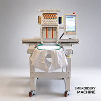 Machine à broder robuste à tête unique pour usage industriel