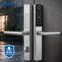 Serrure intelligente extérieure personnalisée HUNE IP65 étanche, structure interne anti-blocage fluide pour ouverture et fermeture fréquentes des portes domestiques