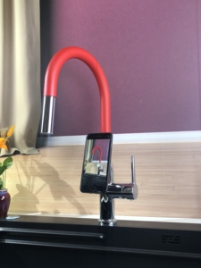 Robinet magnétique SUS304 neuf avec support de corps, mode de sortie d'eau double fonction, robinets extractibles, ensemble d'évier de cuisine avec robinet de pluie - Product Image 3