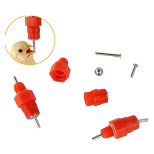 Bebedero automático <span class=keywords><strong>de</strong></span> pezón <span class=keywords><strong>de</strong></span> pollo <span class=keywords><strong>de</strong></span> alta calidad <span class=keywords><strong>de</strong></span> 360 grados, nuevo equipo avícola para una distribución <span class=keywords><strong>de</strong></span> agua confiable - Product Image 1